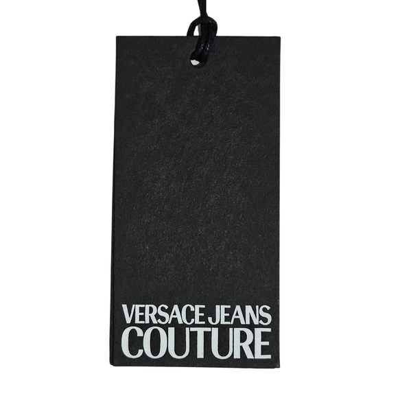 Versace Jeans Hat Beanie Dark Olive Orange Wool Blend Logo Designer main image 4